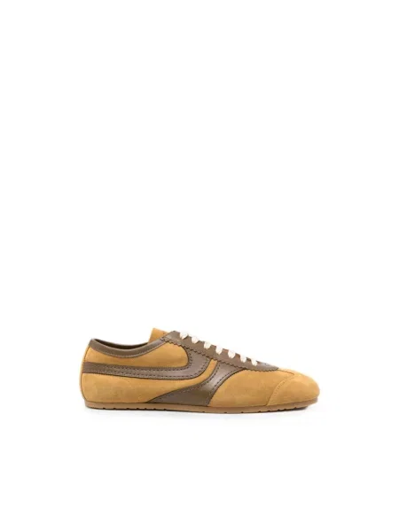 Sneakersy Dries Van Noten zamszowe żółte