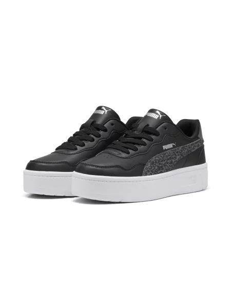 Sneakersy Court Lally Skye Feline PUMA czarne