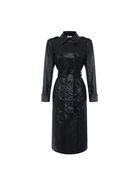 Trencz Elisabetta Franchi czarny