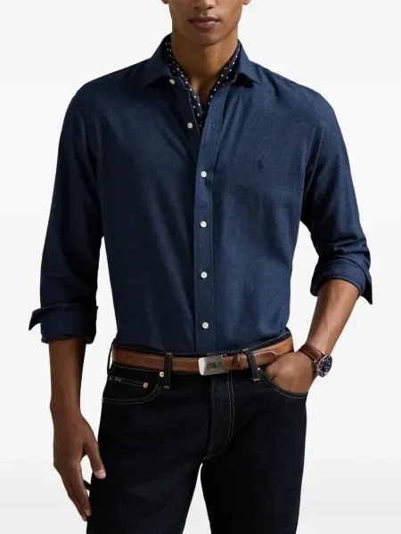 Șosete Polo Ralph Lauren cu 5 buzunare cu broderie tricotate albastru