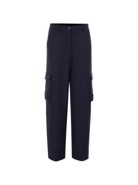 Pantaloni cargo Pinko albastru