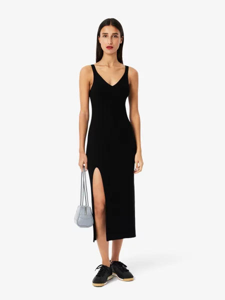 Сукня міді Lacoste чорний