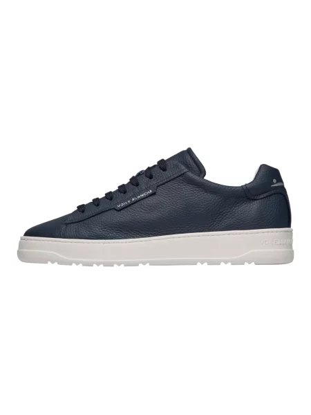 Sneakersy Voile Blanche skórzane niebieskie