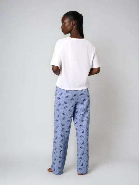 Двокомплектна піжама Stitch білий