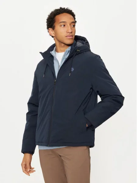 U.S. Polo Assn. Zimní bunda Tmavomodrá