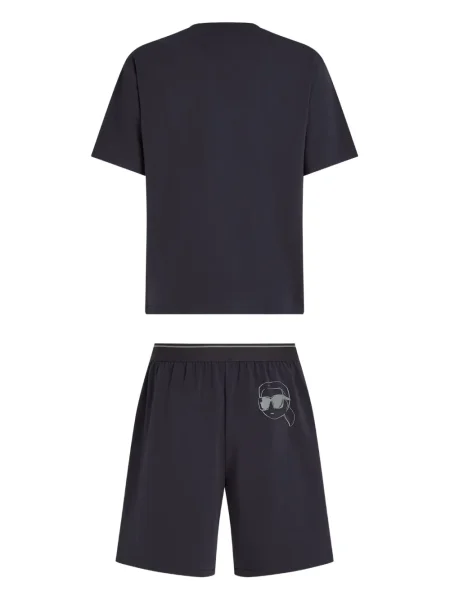 Pijamale Karl Lagerfeld negru
