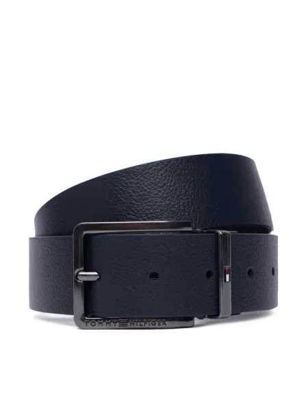 Pasek Tommy Hilfiger granatowy