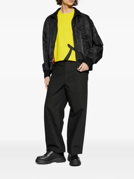 Tricou Moschino cu imagine galben