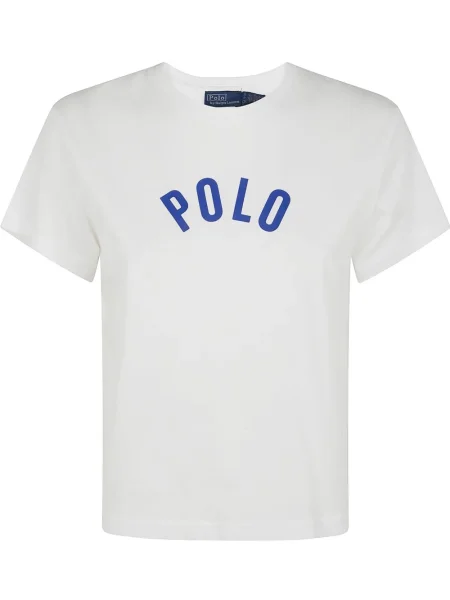 Κοστούμι μπλούζα Polo Ralph Lauren με μήκος μέχρι το γόνατο με σχέδιο λευκό