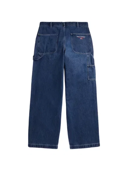 Traperice ravnih nogavica Polo Ralph Lauren plava