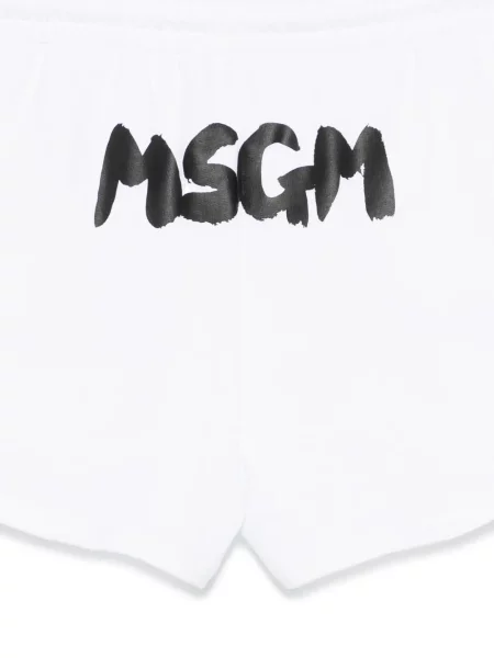 Szorty dziecięce Msgm białe