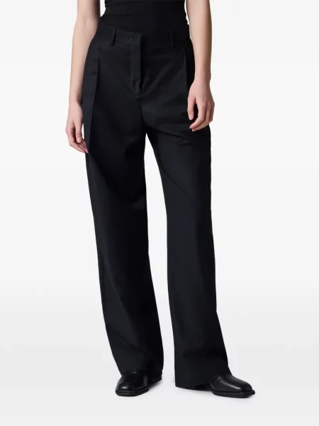 Pantaloni Paul Smith de lână negru