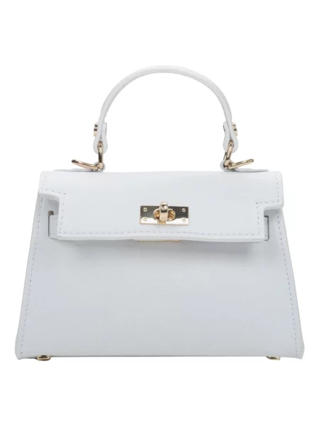 Listonoszka Estro skórzana biała