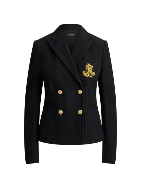 Sacou Lauren Ralph Lauren cu două rânduri de nasturi negru