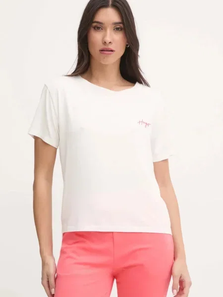 Majica lounge HUGO bež