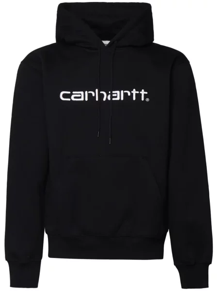 Hanorac cu glugă Carhartt Wip cu imagine negru