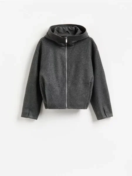 Reserved LADIES` OUTER JACKET gri-închis gri