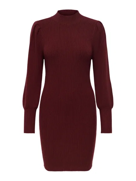 Megztas kostiumas suknele Only raudona