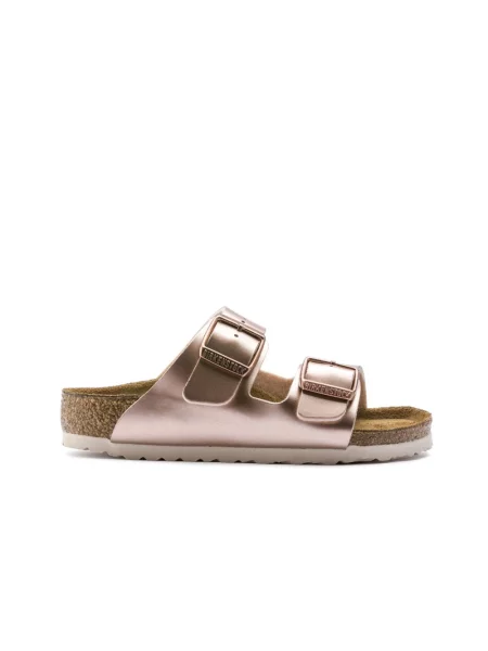 Klapki Birkenstock brązowe