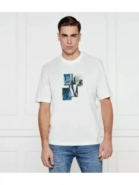 Armani Exchange Tricou alb