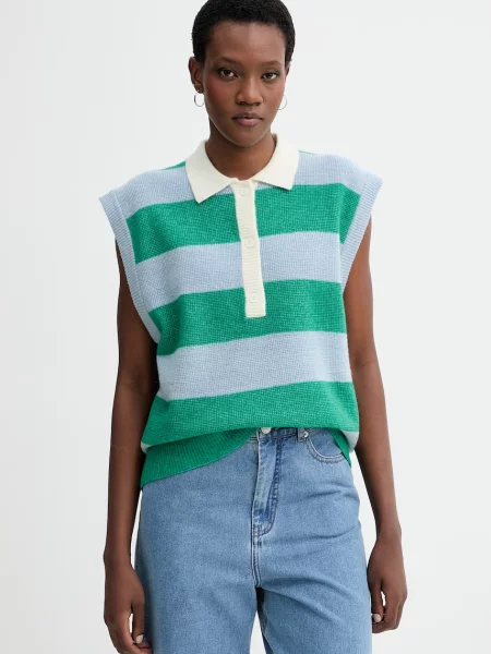 Munthe Pulover BRACHA turcoaz / pastel albastru
