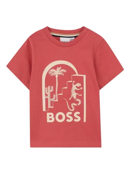 Dětské tričko Bosswear červené