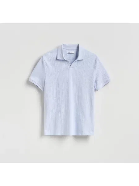 Reserved polo tričko bleděmodrá