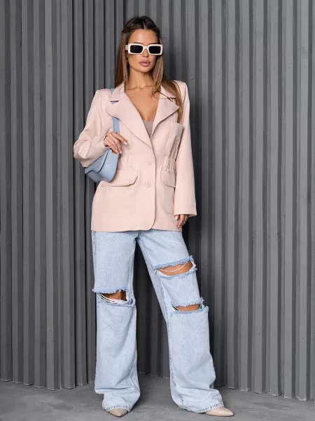 ISSA Plus Піджак бежевий