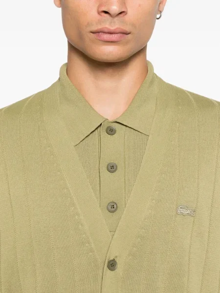 Cardigan Lacoste verde
