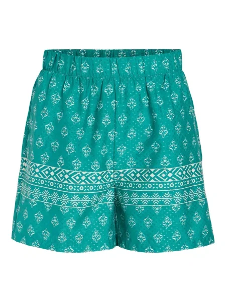 VILA Pantaloni Atnia verde jad alb