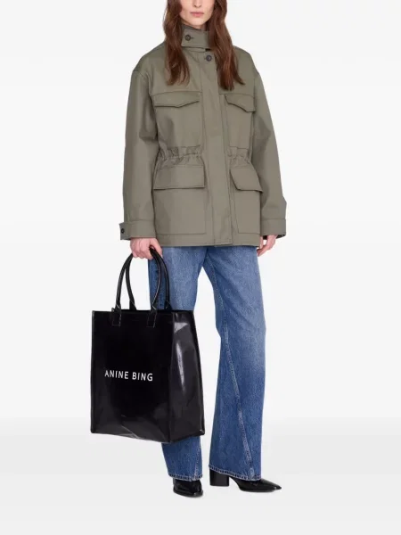 Geantă shopper Anine Bing din canvas negru