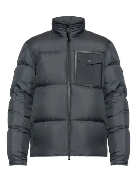 Matlasat geacă cu puf Moncler negru