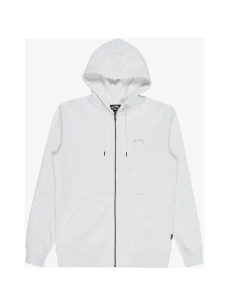 Bluza z kapturem Billabong Arch full zip S biały