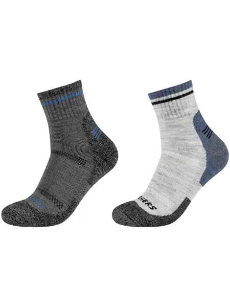 Skarpetki sportowe dla dorosłych Trail Wool Quarter Socks szare