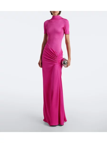 Rochie Christopher Esber cu volane roz