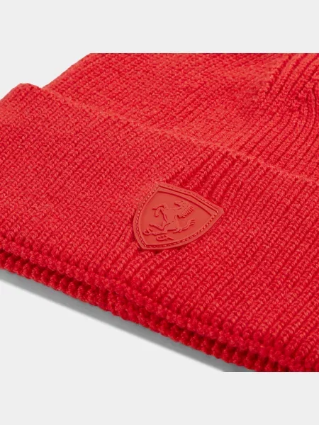 PUMA Ferrari Pro Mid Crown Beanie Шапка Унісекс Комбінований верх червоний