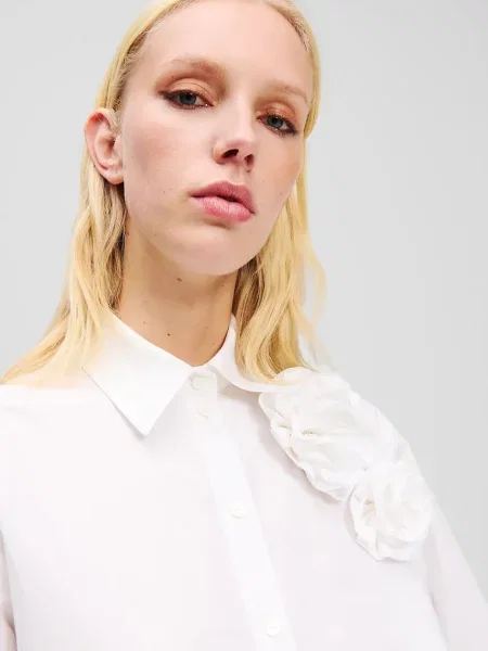 Сорочка Karl Lagerfeld regular класичний комір білий