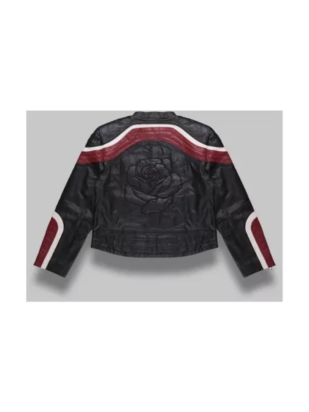 Kurtka skórzana Gestuz retro czarna