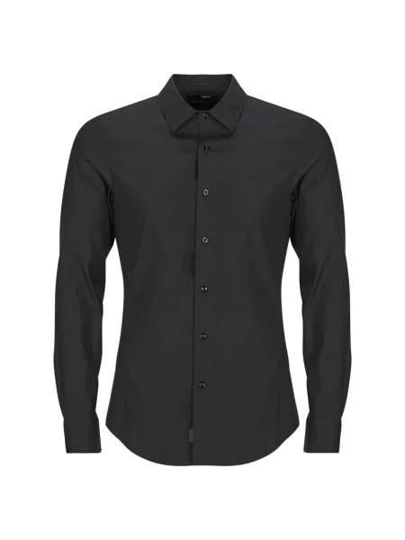 Srajca G-star Raw z dolgimi rokavi črna