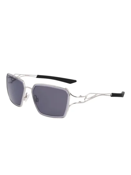 Ochelari de soare Nike cu imprimeu geometric gri