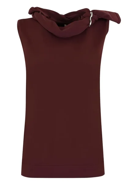 Top Liviana Conti drapat roșu