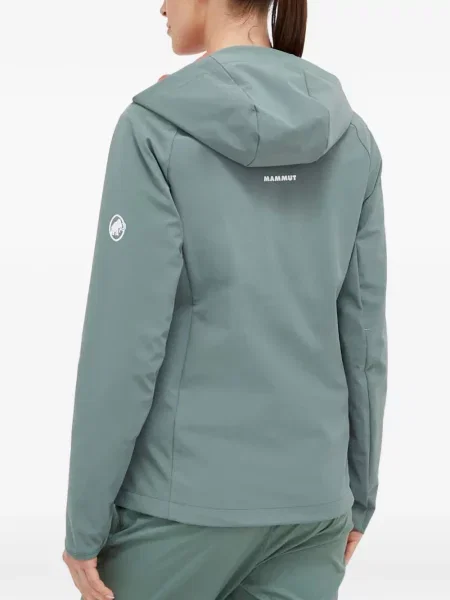 Geacă Mammut cu glugă verde