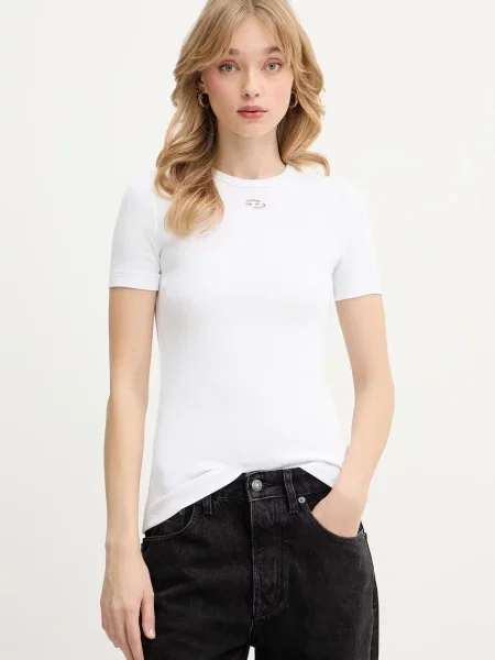 Diesel tricou T-RIBBER-OD alb