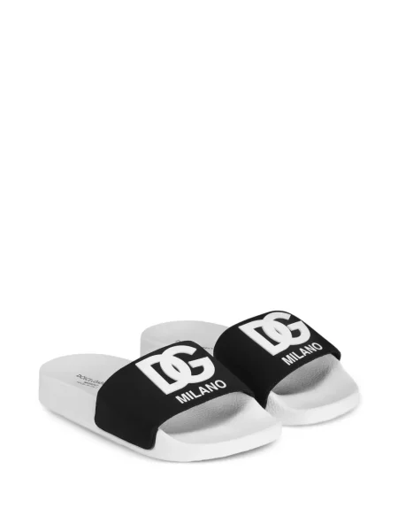 Klapki dziecięce Dolce And Gabbana białe