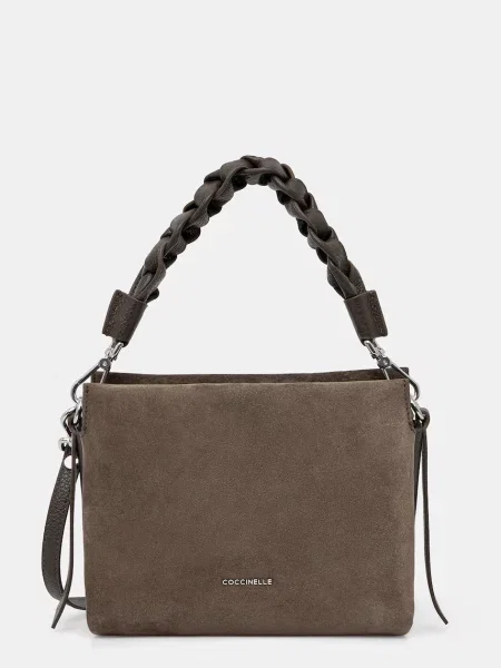 Coccinelle crossbody kabelka dámska semišová zelená