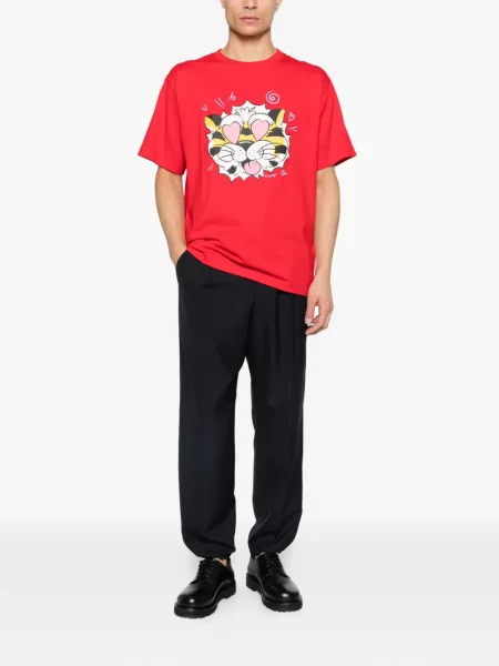 Tricou Kenzo cu imagine roșu