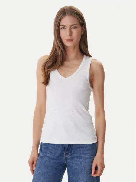 DKNY топ бял