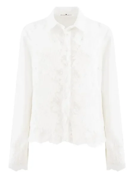 Cămașă Ermanno Scervino din dantelă alb