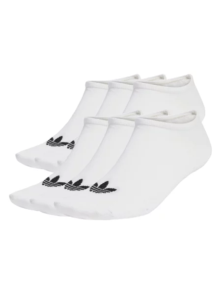 ADIDAS ORIGINALS Șosete Liner 6 Pairs negru alb