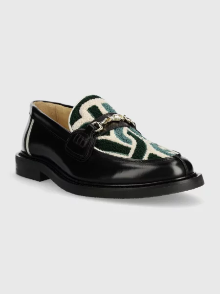 Usnjeni mokasini Filling Pieces Loafer Gowtu črna
